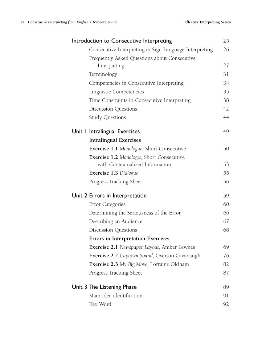 The Effective Interpreting Series: Consecutive Interpreting from English - Teacher's Set - Image 3