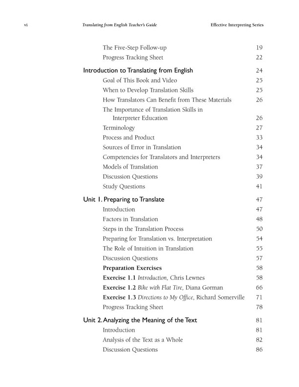 The Effective Interpreting Series: Translating from English - Teacher's Set - Image 3
