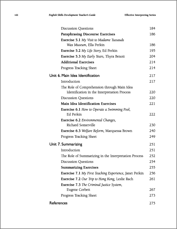 The Effective Interpreting Series: English Skills Development - Teacher's Set - Image 5