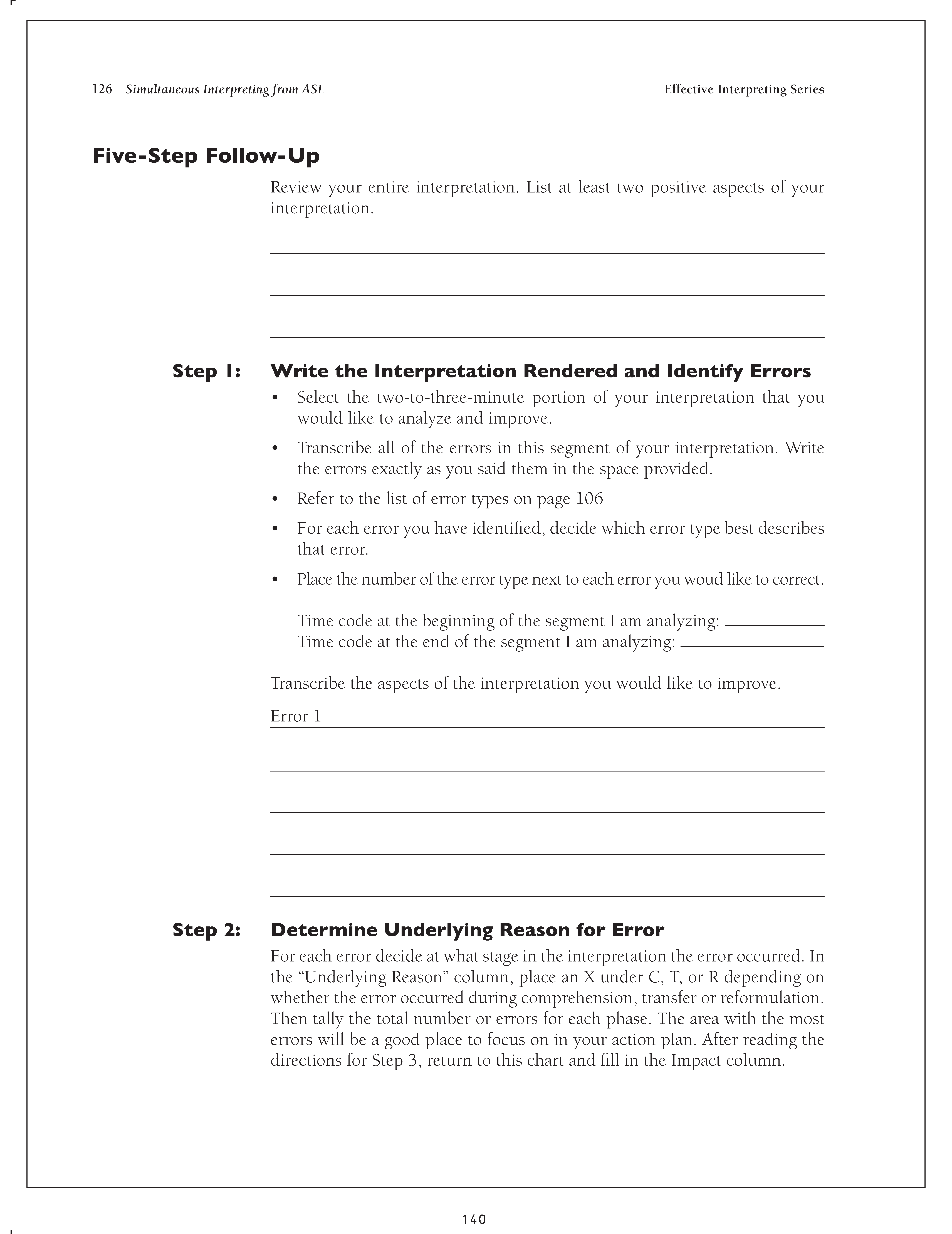 The Effective Interpreting Series: Simultaneous Interpreting from ASL - Teacher's Set - Image 12