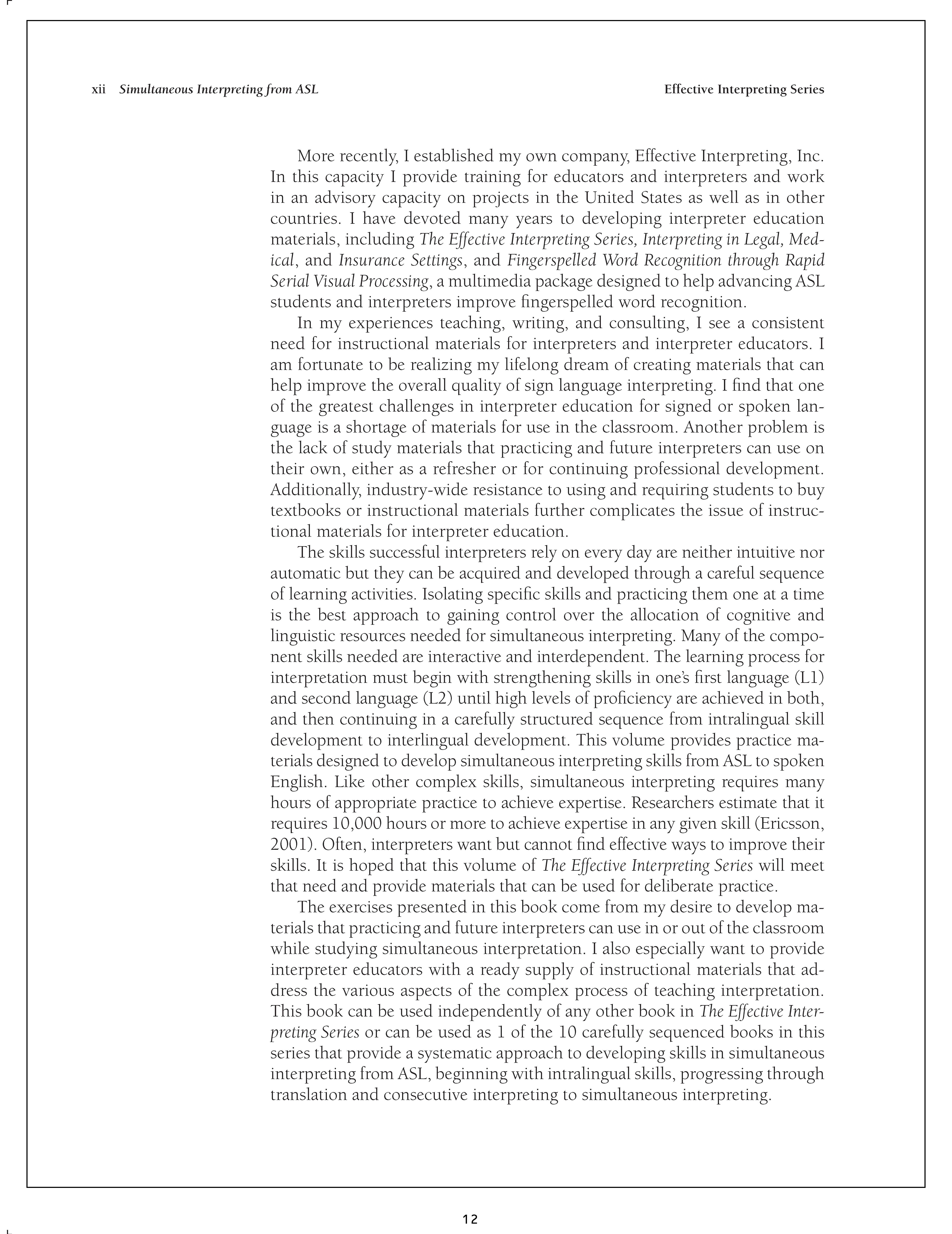 The Effective Interpreting Series: Simultaneous Interpreting from ASL - Teacher's Set - Image 7