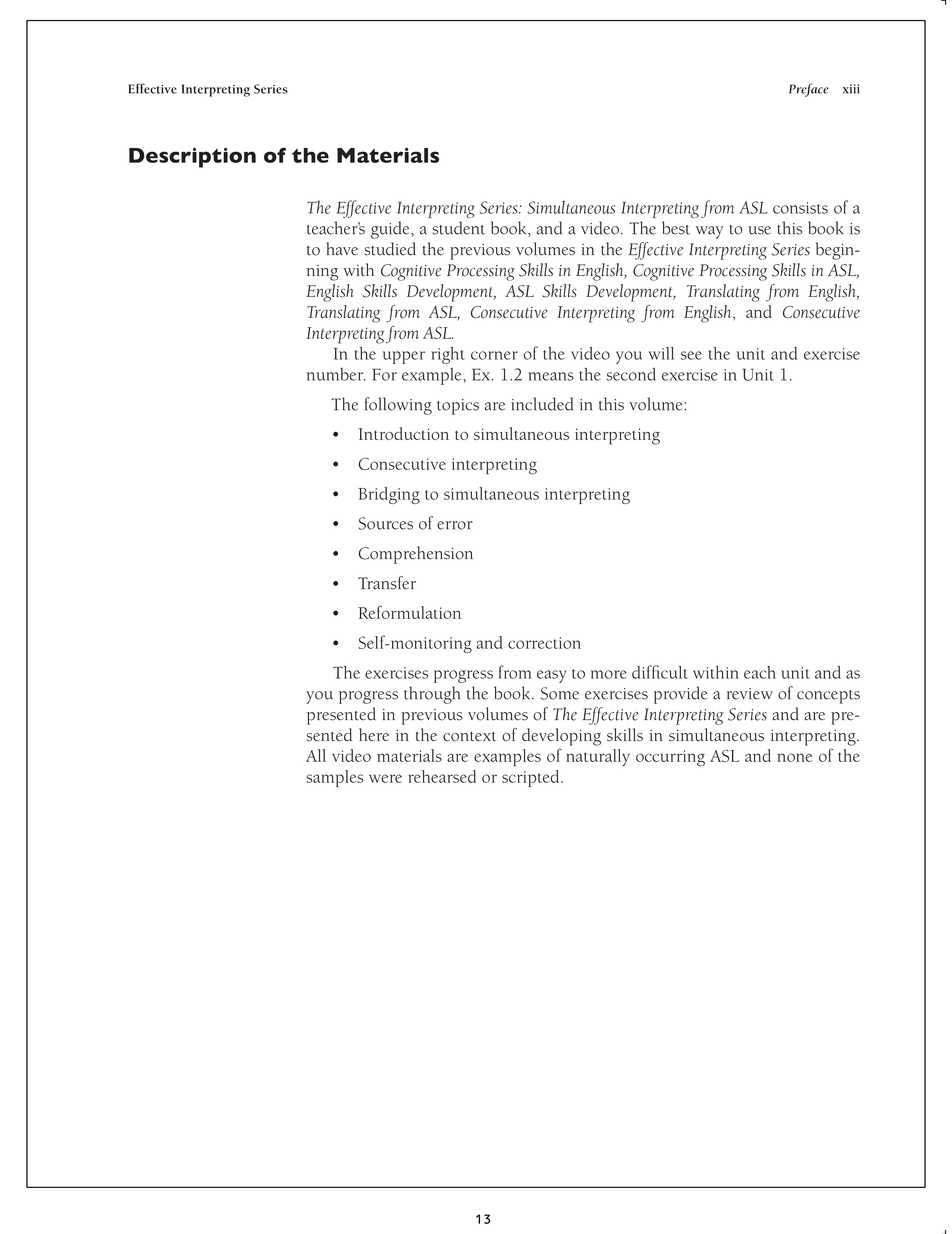 The Effective Interpreting Series: Simultaneous Interpreting from ASL - Teacher's Set - Image 8