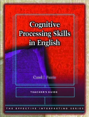 The Effective Interpreting Series: Cognitive Processing Skills in English - Teacher's Set